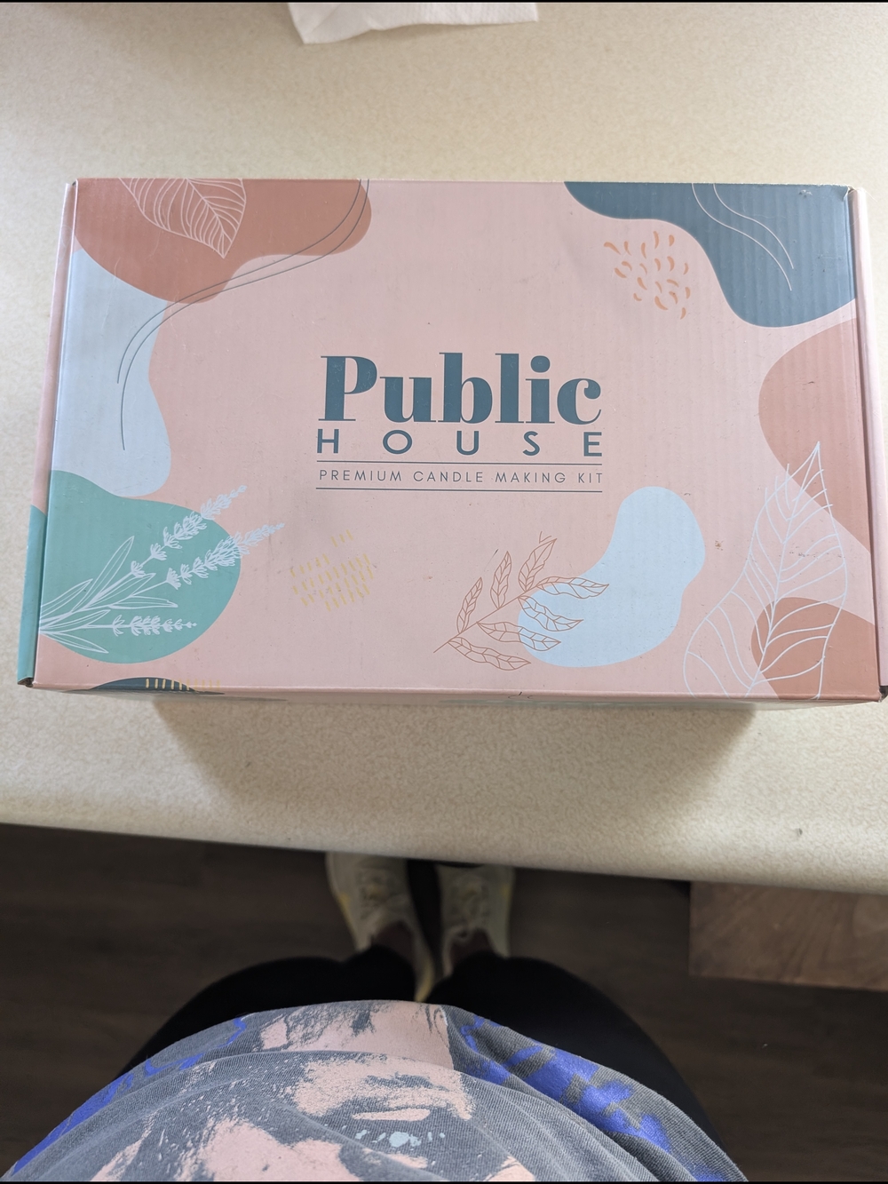 Public House Premium Candle Making Kit - Pink & Teal Box